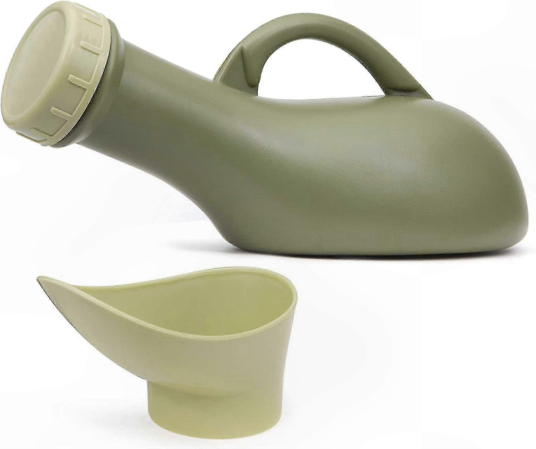 Portable Urinal Bottle for Travel, Camping, and Emergency Use with Leak-Proof Design