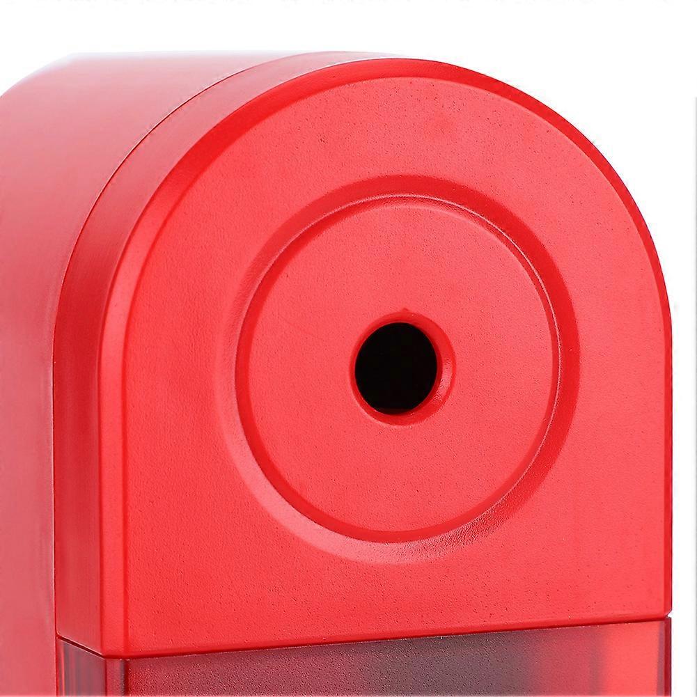 Sketch Art Charcoal Pencil Sharpener Adjustable Manual Pencil Sharpener for Drawing (Red)