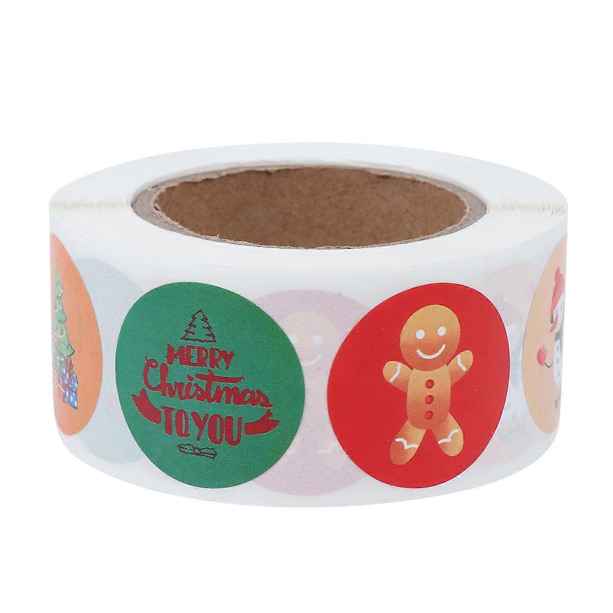 Party Sticker Decoration Labels Self-Adhesive Removable Multi-Colored 2.5x2.5cm 1 Roll