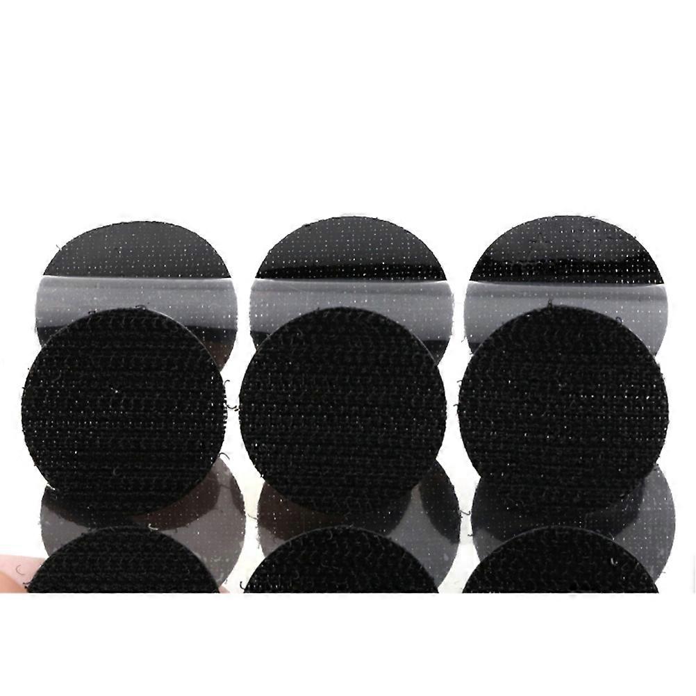 Black Rug Adhesive Hook and Loop Fastener for Carpet Gripper Anti Curling 30pcs Pack Nylon