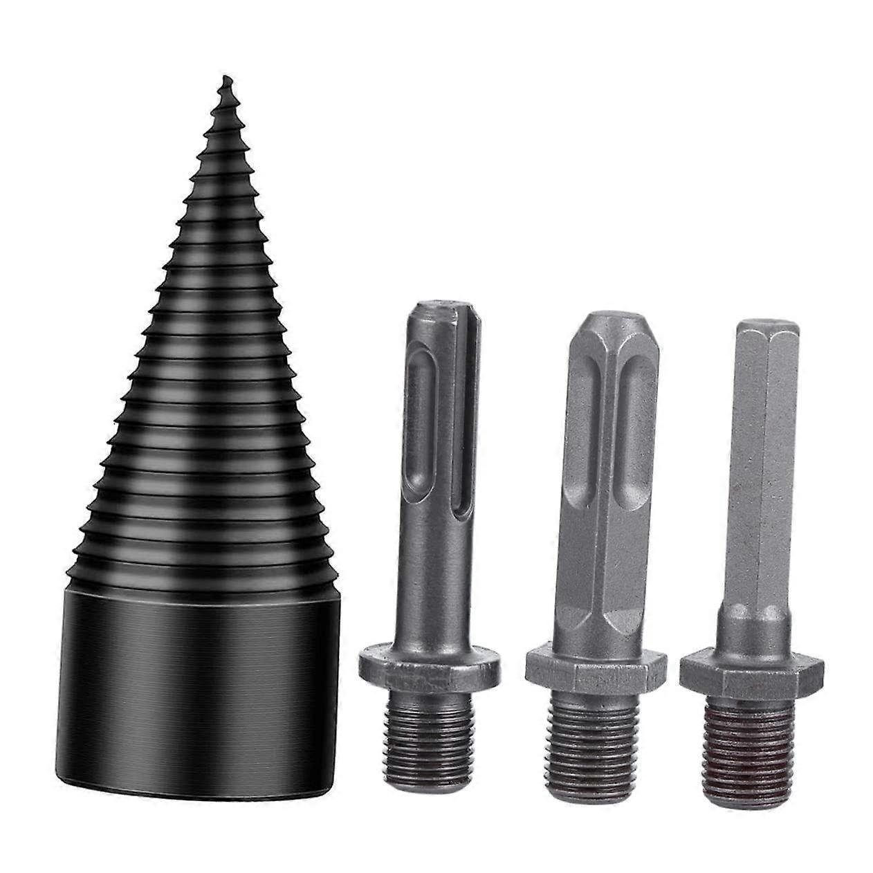 1 Sentence Efficient Wood Splitter Drill Bit for Electric Drills, Splitting Drill Bit with Hex Shank for Camping, Garden, and DIY Work