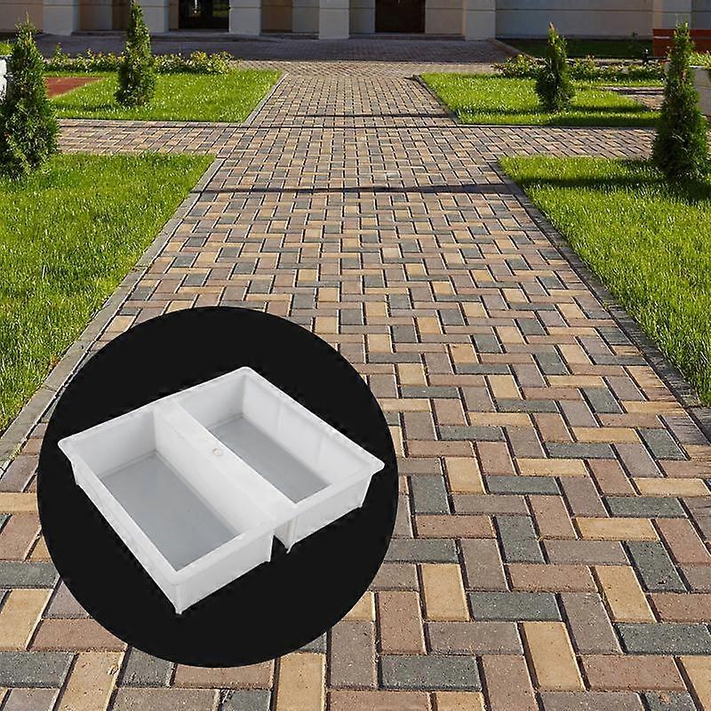 Brick Stone Mold Pavement Diy Path Maker Mold Paving Cement Brick Garden Decor