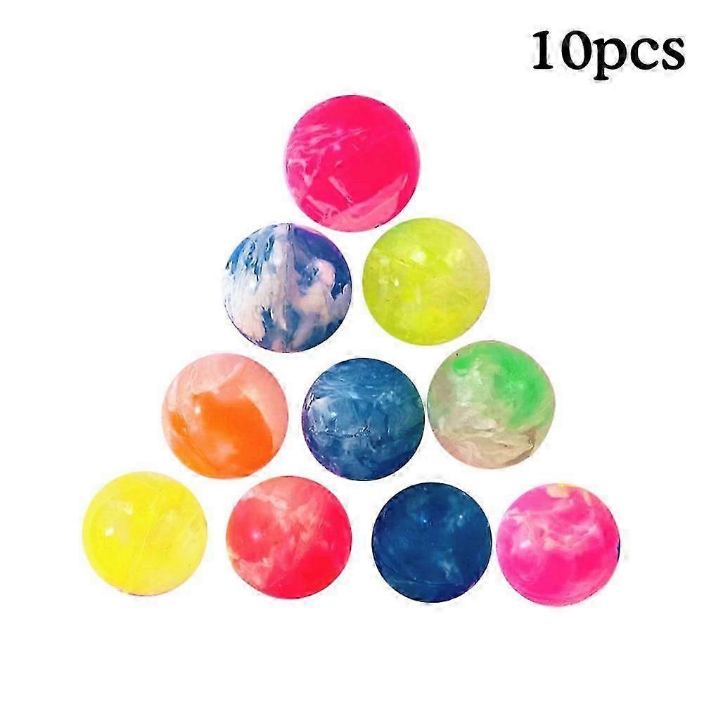 10pcs Cloud Bouncy Ball Solid Rubber Bouncy Ball Cloud Rainbow Paradise Floating Water Ball Bouncing Ball Spot 22 Good Ball