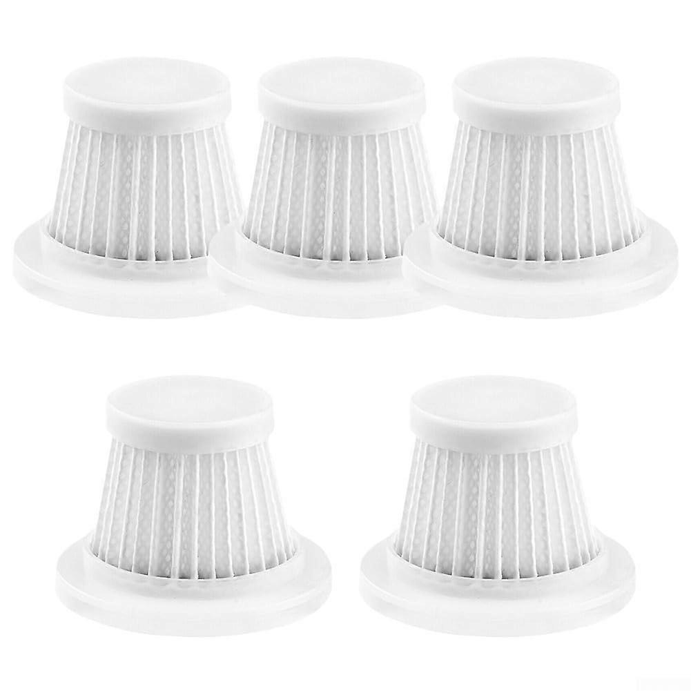Replacement Filter for Car Vacuum Cleaner, 5 Pieces, Durable, Improved Dust Absorption, Compatible with Different Models