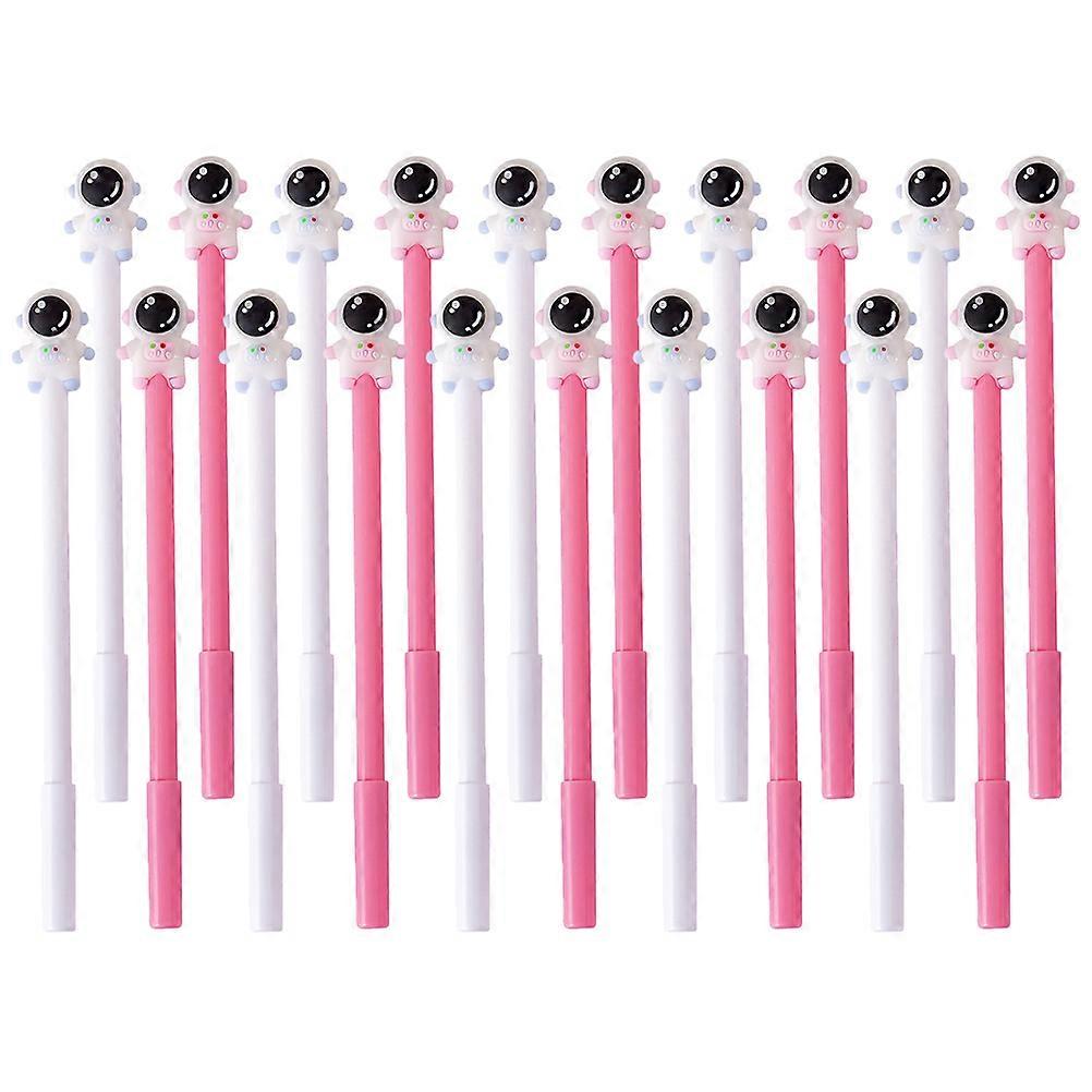 20pcs Astronaut Gel Ink Pens Fine Tip Space Themed Stationery for Students Smooth Writing Home Office School Supplies