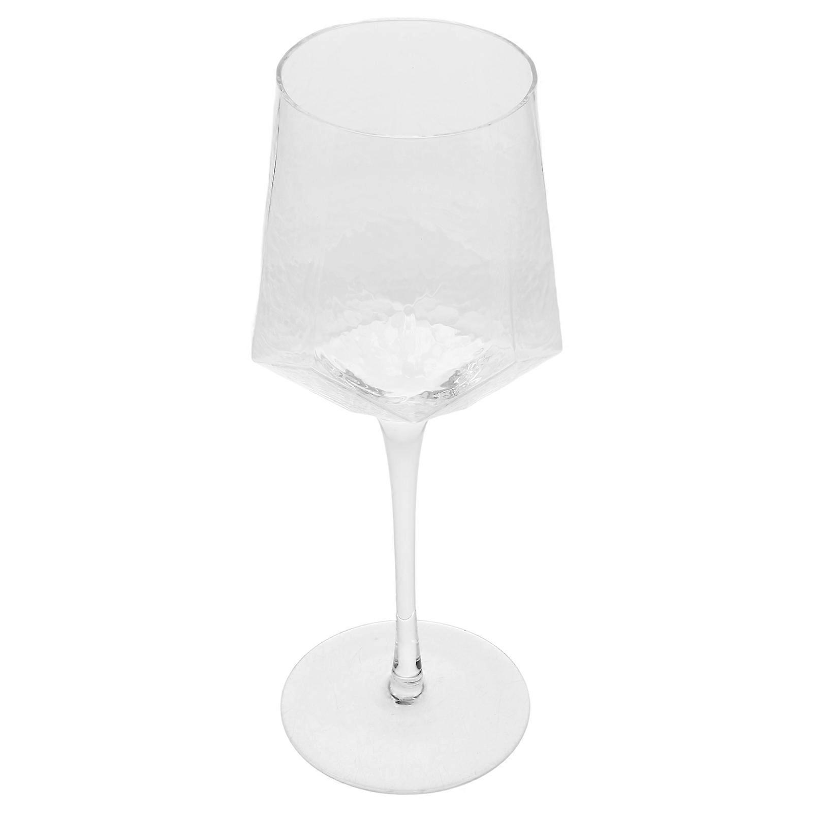 Elegant Crystal Wine Glasses for Special Occasions Clear Glass Transparent Design 4Piece Set