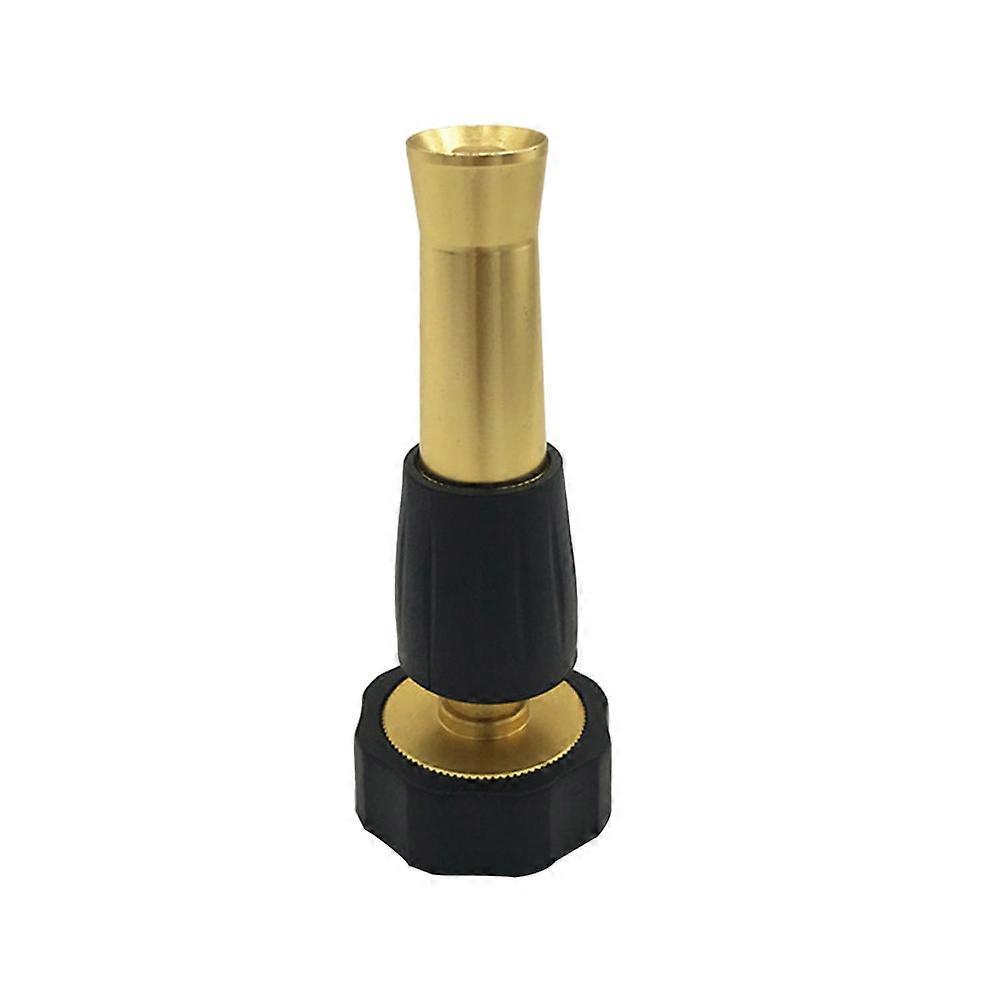 Brass Adjustable Hose Nozzle, Heavy Duty Water Sprayer for Garden, Durable Aluminum Design for Car, Wall, and Window Cleaning
