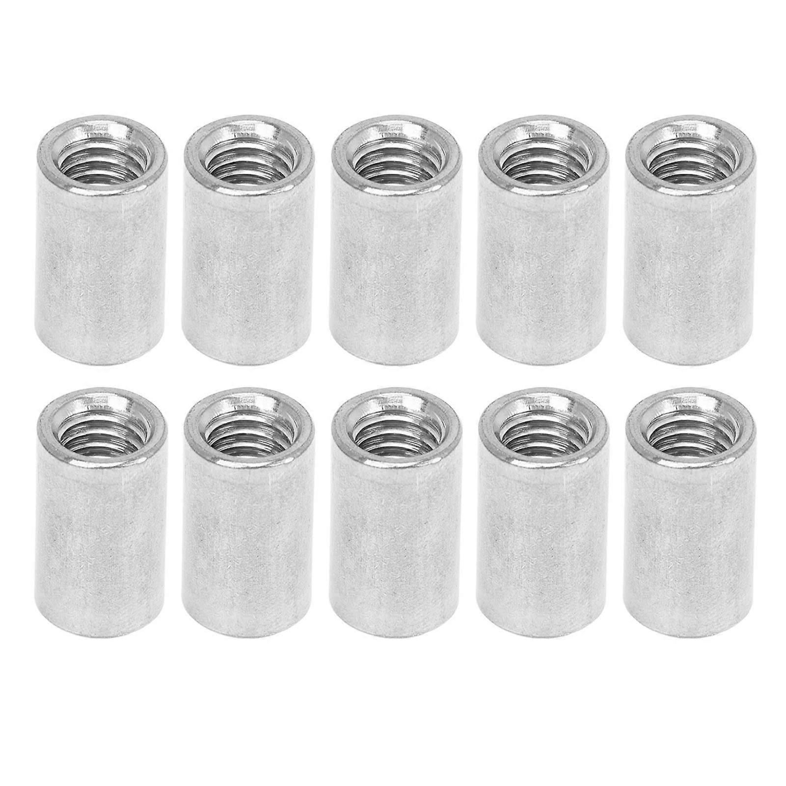 304 Stainless Steel Coupling Nut for Pipe Fittings, M6 Size, Durable and Corrosion-Resistant Fastener