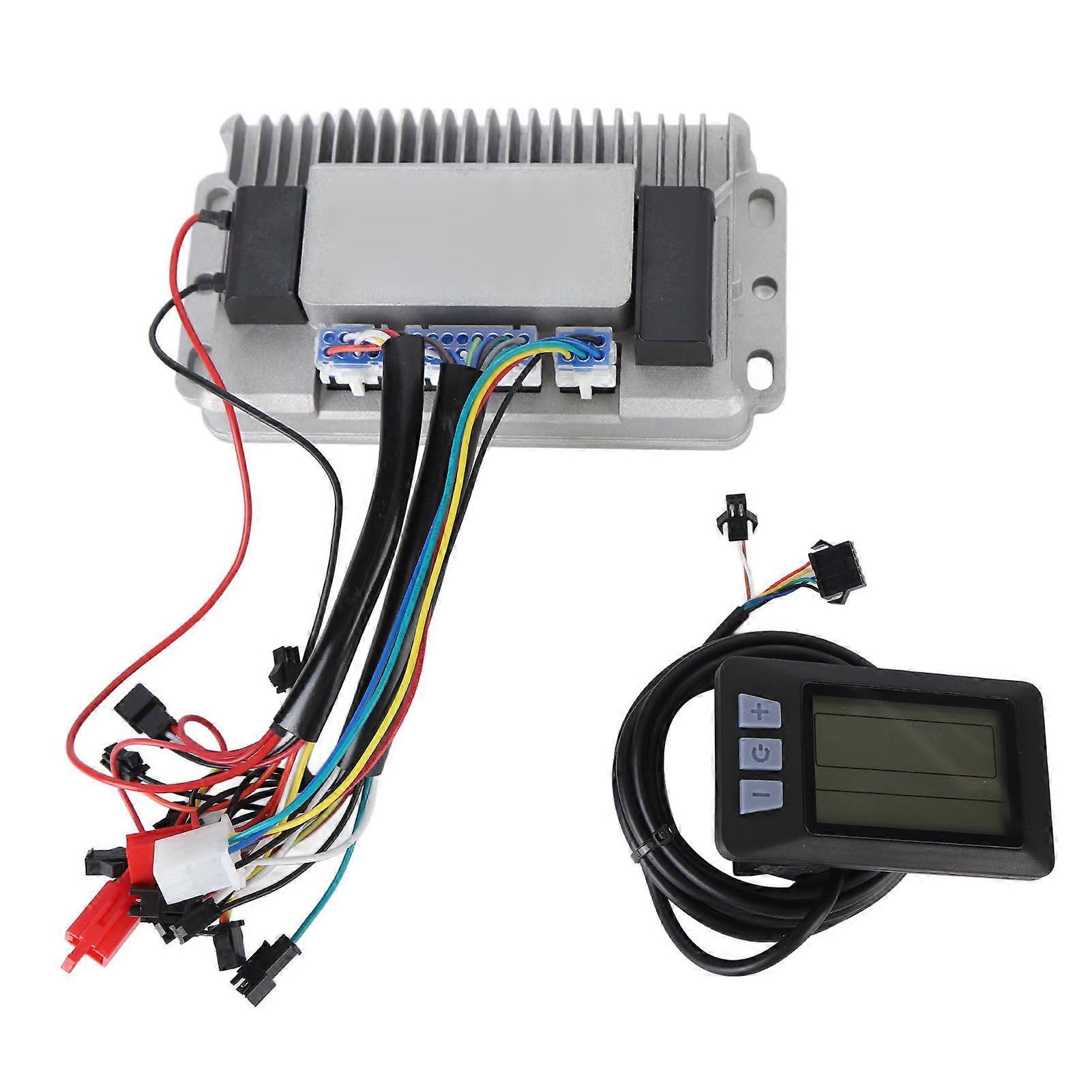 1000W Motor Brushless Controller Kit 3 Mode Sine Wave Brushless Controller Display Panel Kit for Bike 36V 48V 60V