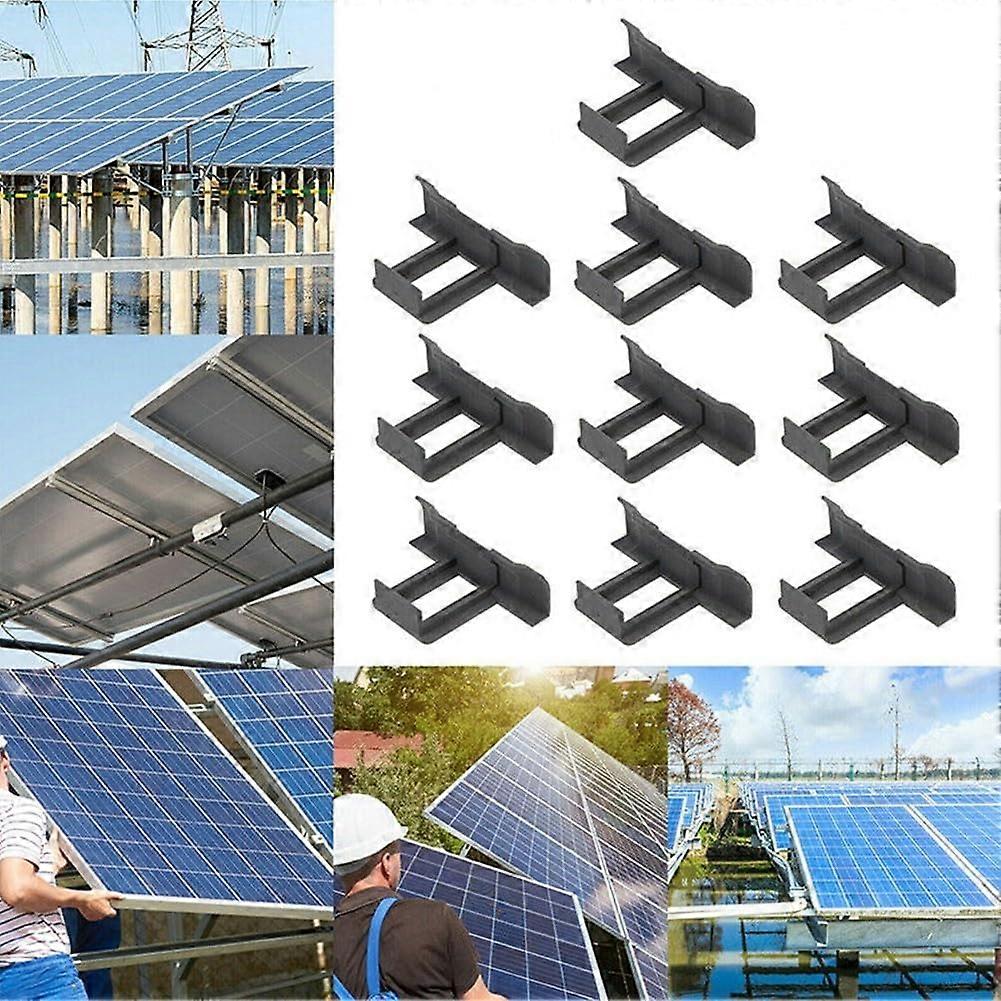 Water Drain Clips For Solar Panels, 10-Pack, 45 mm Compatibility, Solar Panel Cleaning Clips, Module Mud Removal Clamp