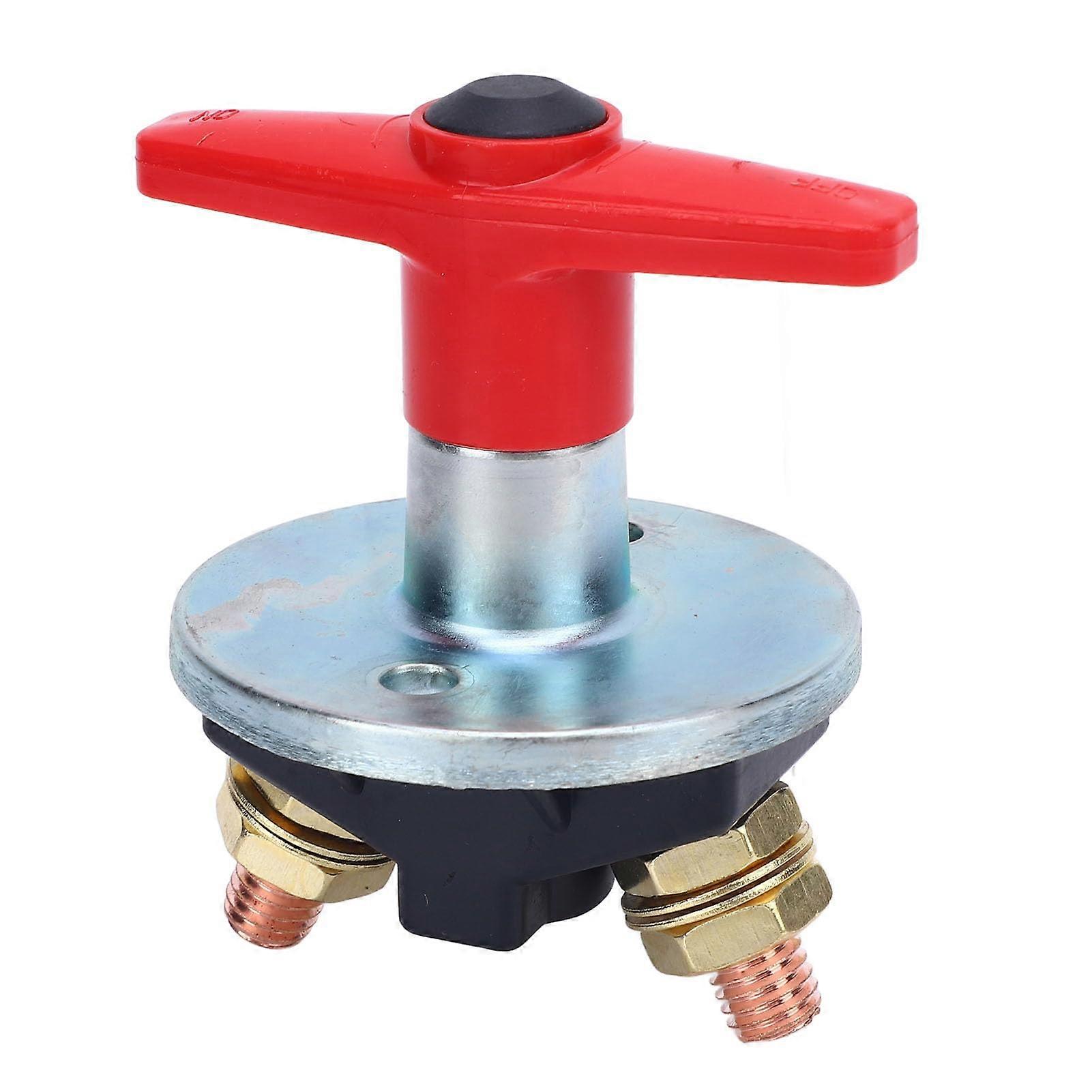 Battery Insulator Switch Kit DC 12-60V, 300A, M10 Bold Key Chain, Marine RV and Terrain Vehicles