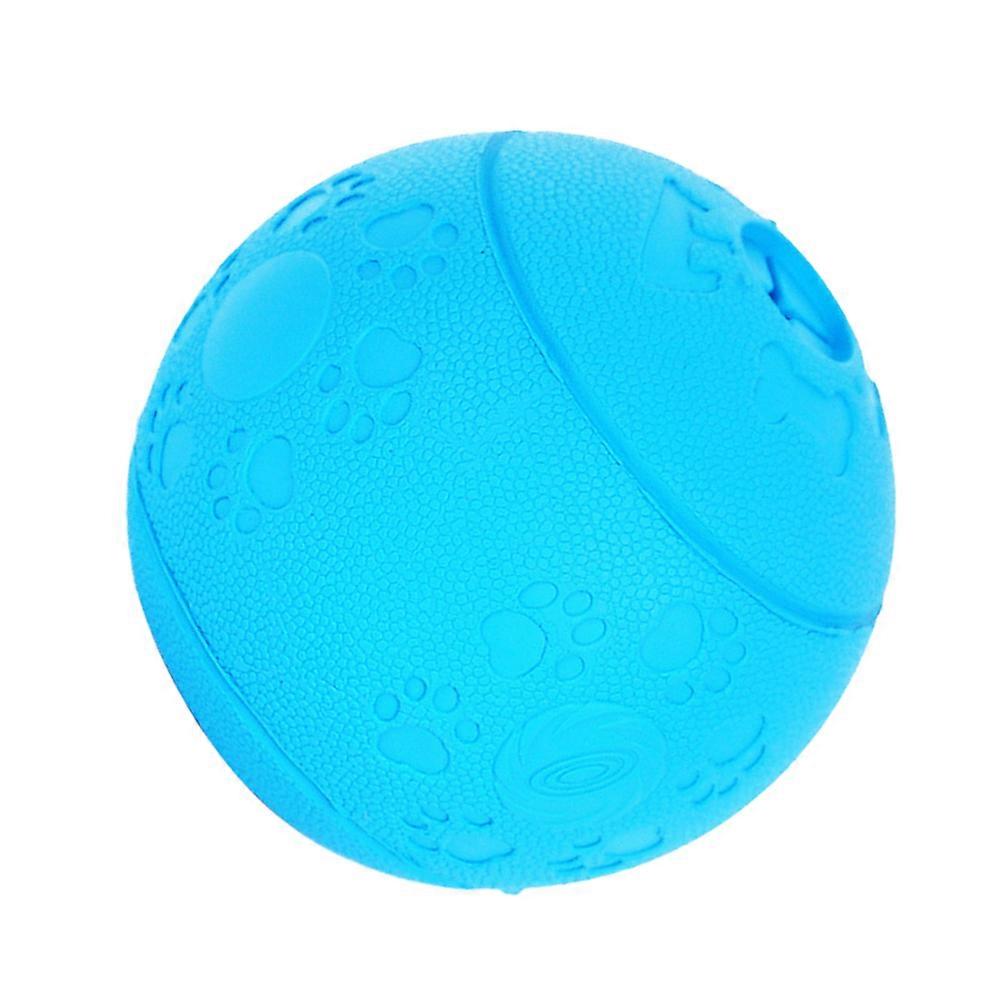 Creative Pet Chew Blue Dog Toy for Teeth Cleaning and Boredom Relief Interactive Play Ball for Dogs Keeps Home Tidy