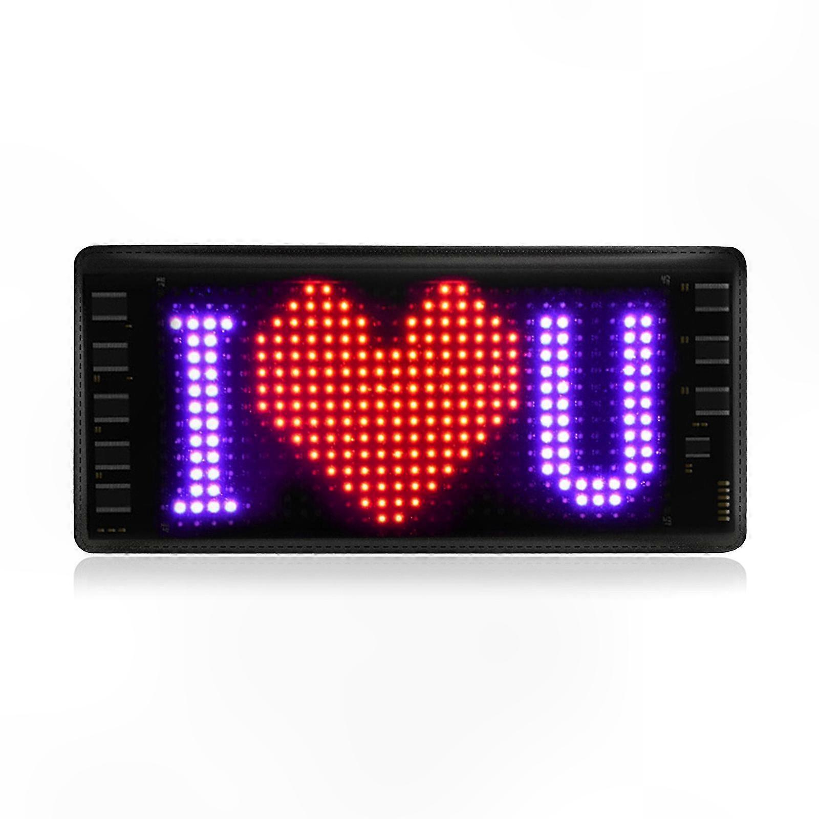 LED Pixel Panel Screen Flexible Addressable RGB Pattern Graffiti Scrolling Text Animation Display Car Shop BluetoothAPP