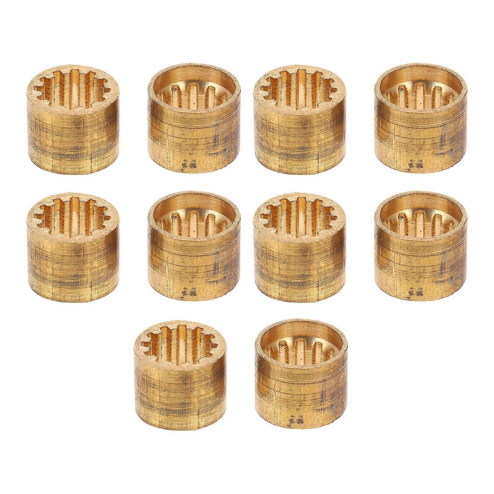 Pool Stick Tips 20Pcs Billiard Pool Ferrules Suitable For Men And Women Golden Color Simple Design Easy To Use