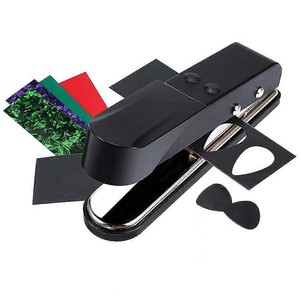 Portable DIY Guitar Pick Punch – Durable Design for Musicians, Made from Strips, Random Color