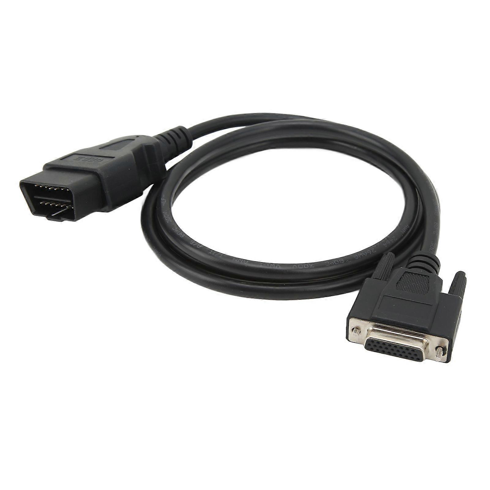 Flexible Car Diagnostic Cable 16Pin to 26Pin Resistant Interference