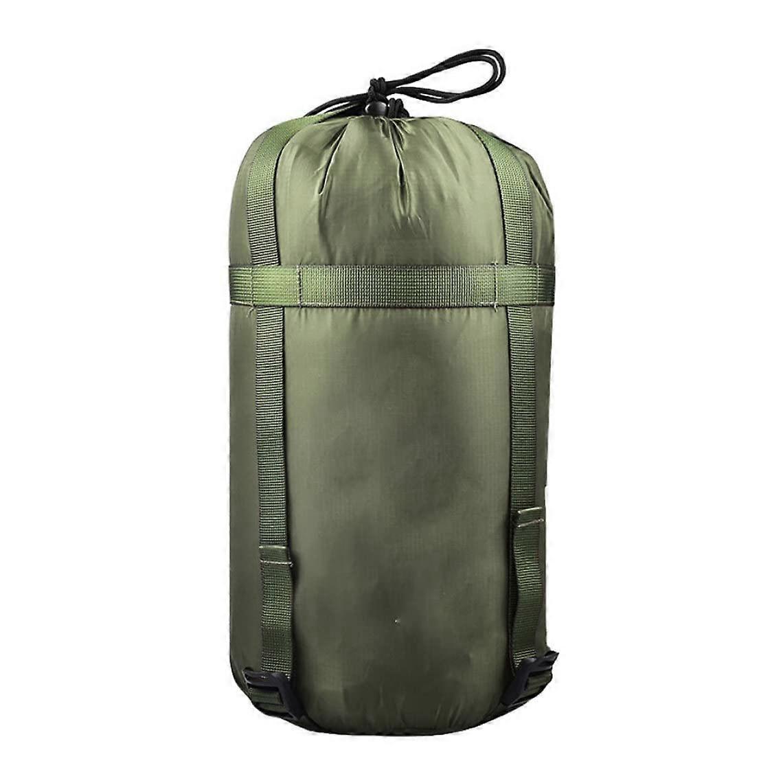Compression Sleeping Bag Lightweight Storage Sack For Camping And Hiking Backpacking Army Green