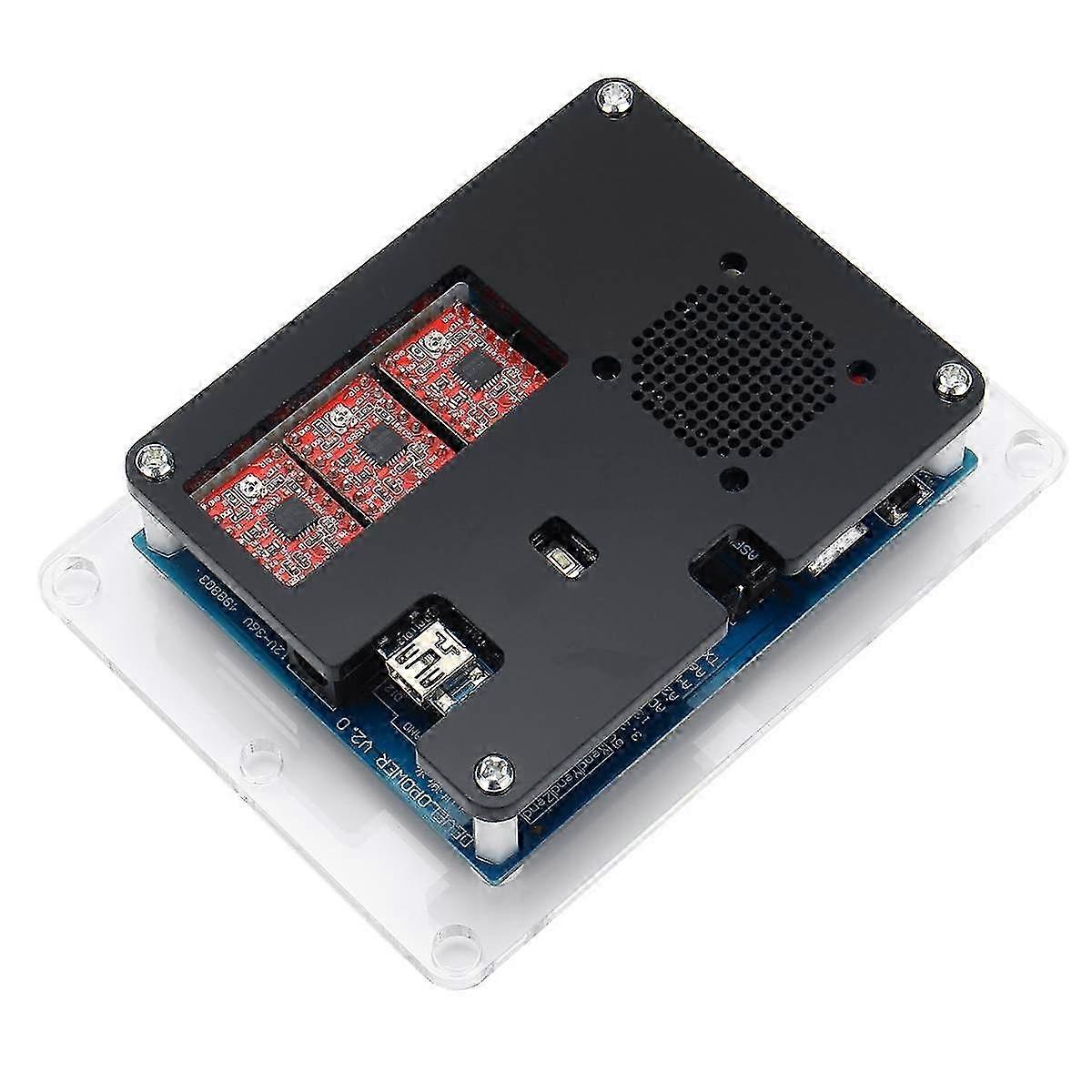 Controller CNC USB WLIKE Scheda di controllo della macchina per incisione a 2 assi Centro di tornitura del driver integrato con GRBL SZRH A-YH offline