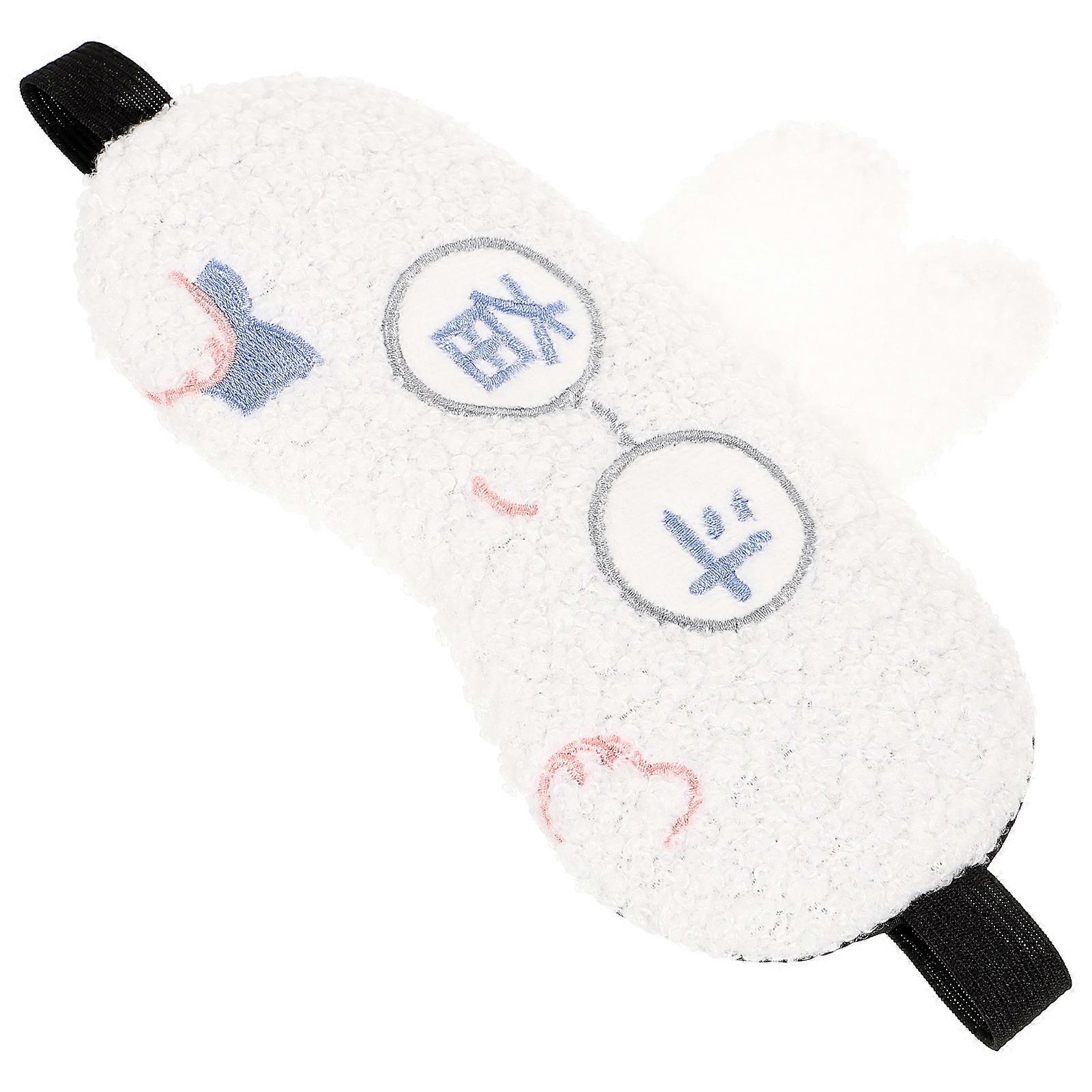 Weighted Plush Eye Mask for Sleep – Lightweight, Comfortable, Cooling Relief for Travel and Home Use