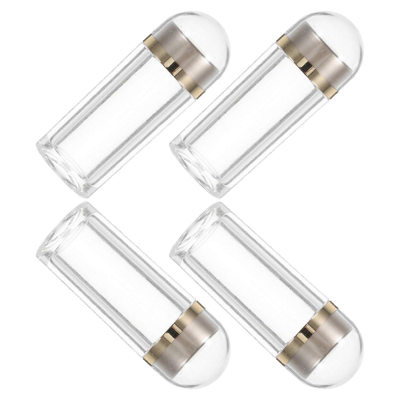 4pcs Plastic Pill Bottles 12ml Small Travel Medicine Bottles with Caps for Portable Storage