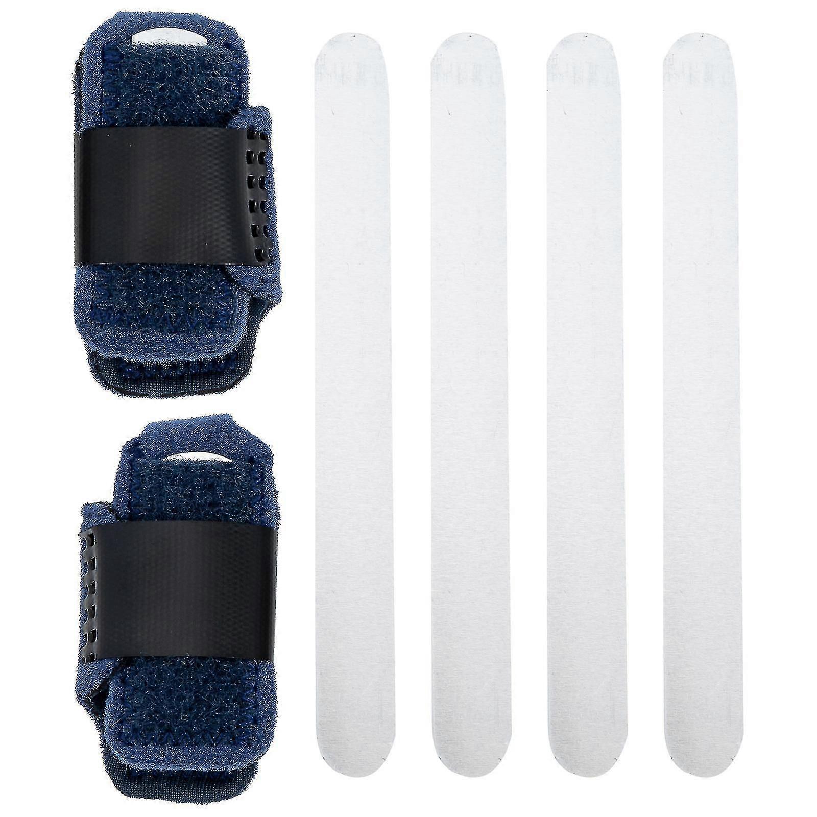 Toe Splint Set  Adjustable Breathable Toe Wrap Straightener for Sprains