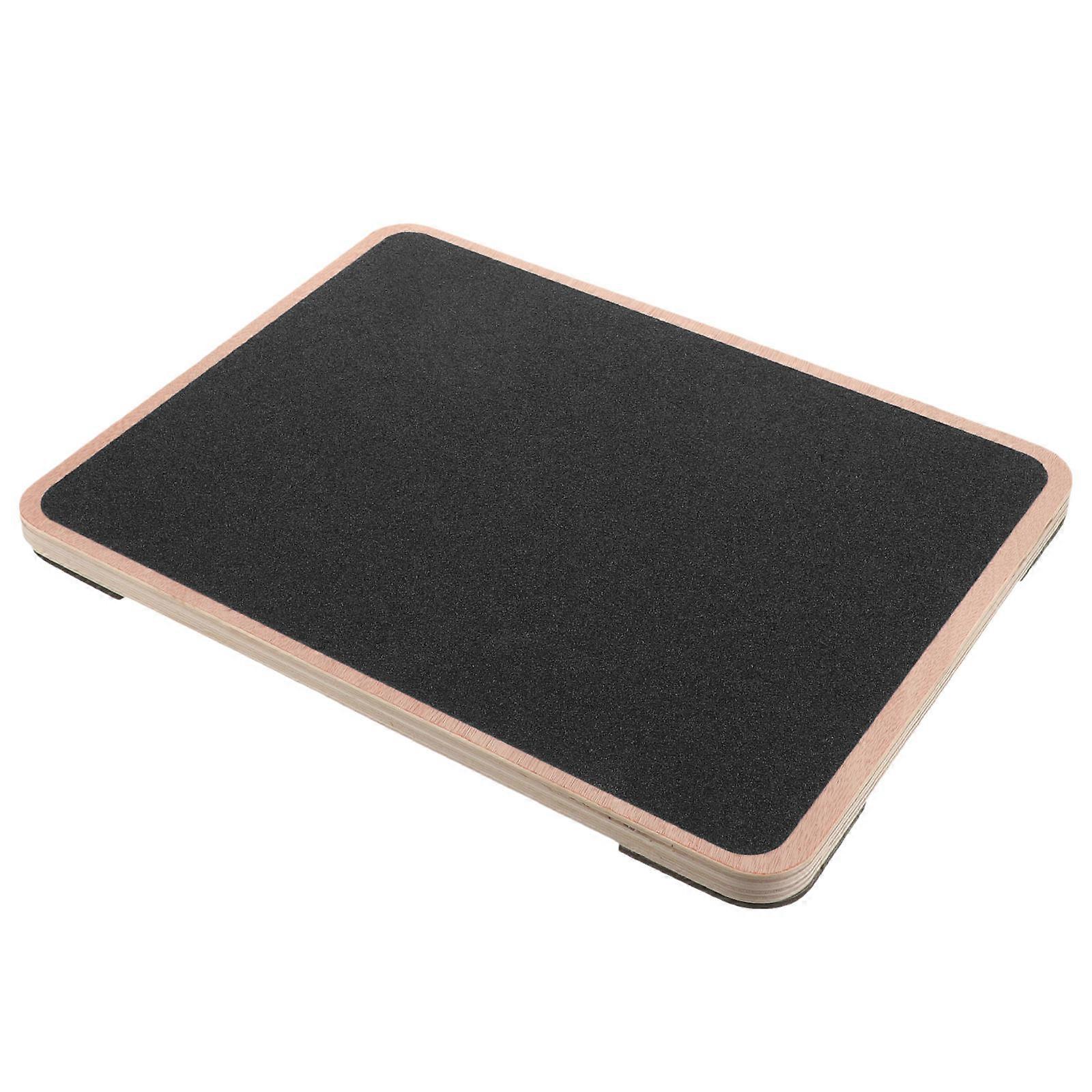 Plate for Adults Ideal for Training with Square Design Black Color 12.5 x 12.5 inches