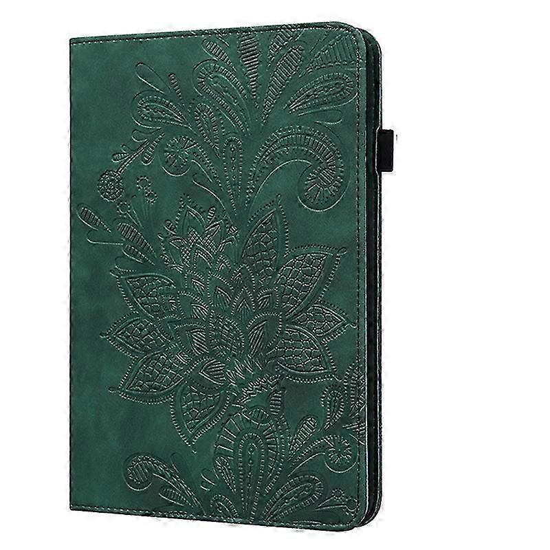 Tablet Case For Lenovo M10 Plus / M10 Plus TB-X606F/TB-606X Lace Flower Embossing Pattern Horizontal Flip Leather Case with Holder &Card Slots &Wallet