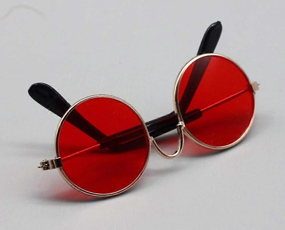 Doll Glasses American Doll Compatible, Plastic Frame Sunglasses, Costume Accessory Toy, 1 Piece (#A)