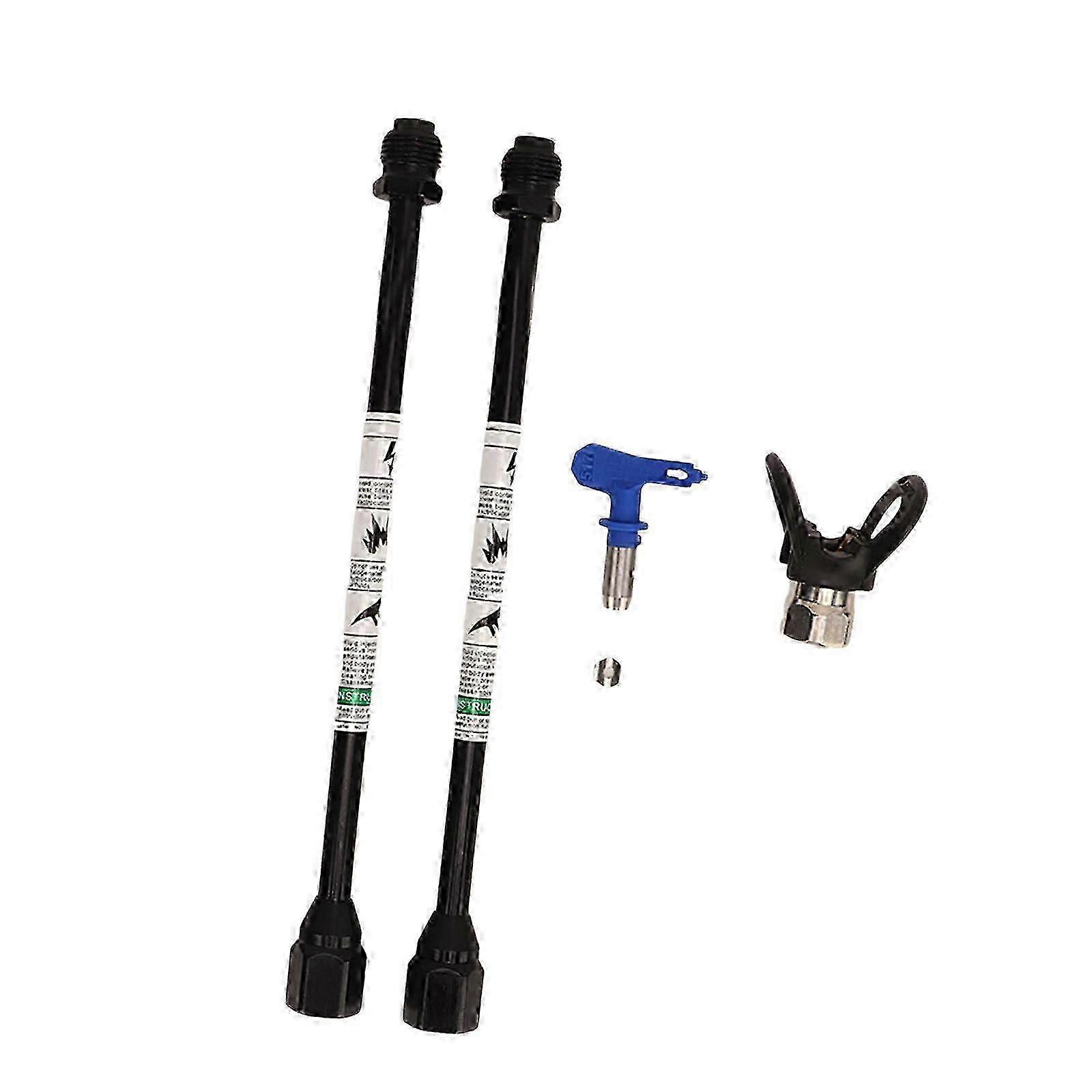 tige d’extension de poteau d’extension d’outil de pulvérisation airless haute performance robuste pour divers travaux de pulvérisation en bleu