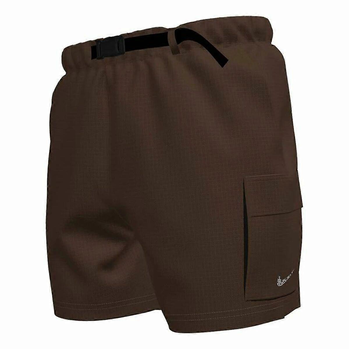 Men’s Bathing Costume Nike Voyage Brown Black