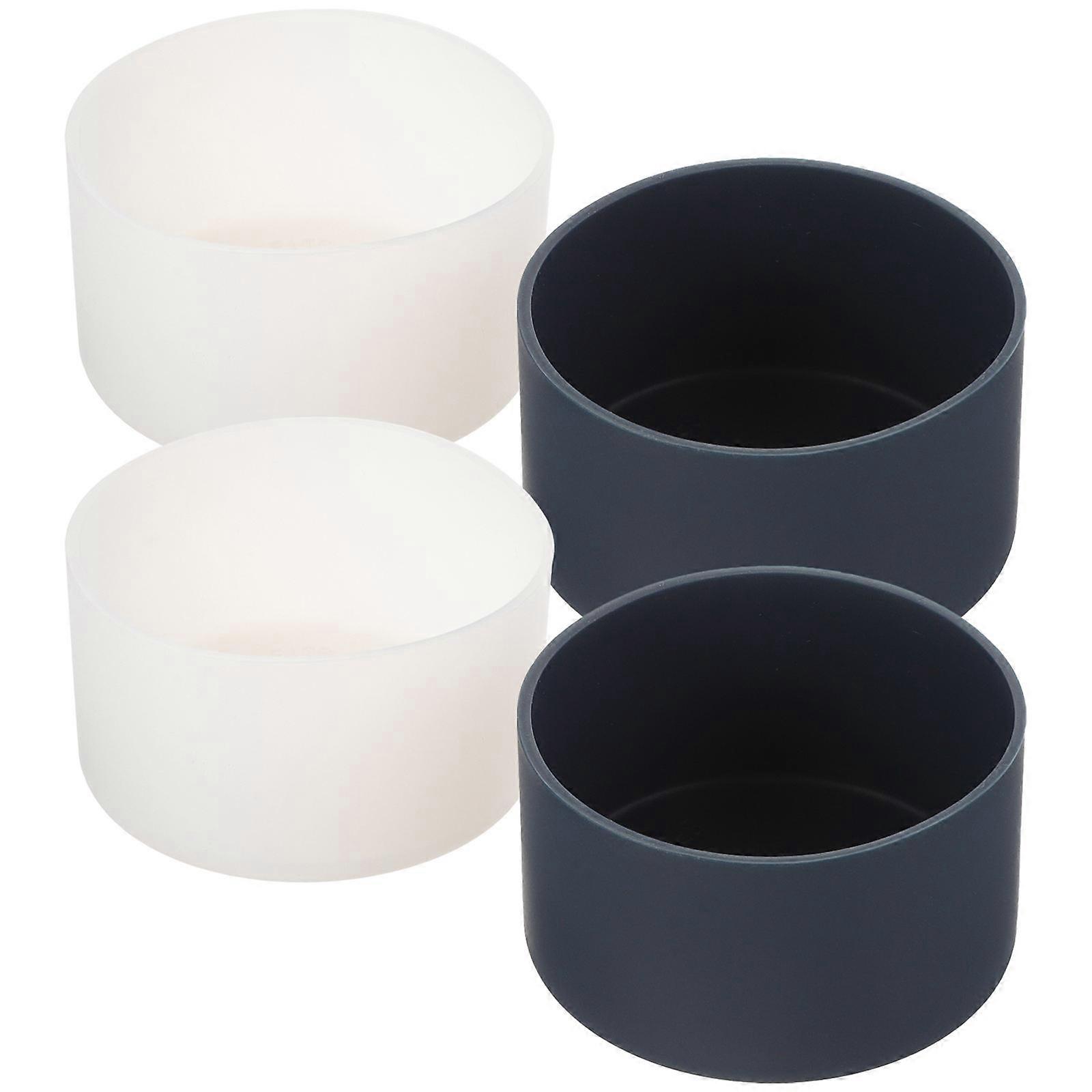 Multipurpose Silicone Boot For Water Bottle Assorted Color Insulation Protection 4Pcs