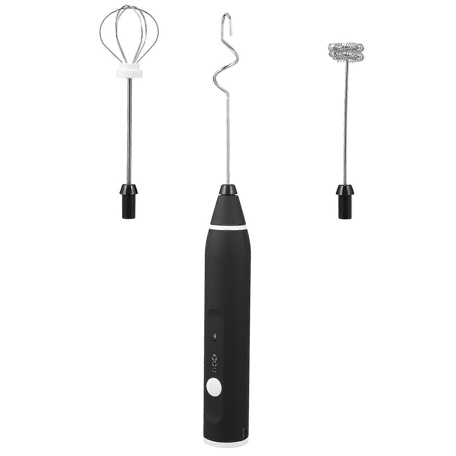 Ηλεκτρικό Bubbler 1 σετ USB ανοξείδωτο-κρατημένος μίξερ για την προετοιμασία καφέ εργονομικό εργαλείο ανάμειξης σχεδίου λαβής συμπαγές