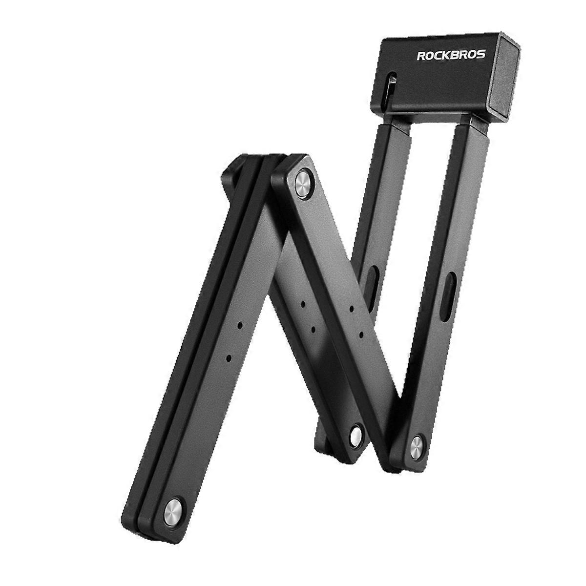 Folding Lock Portable Bicycle Folding Lock Road Mountain Bike Lock Anti-Theft Folding Bicycle Lock