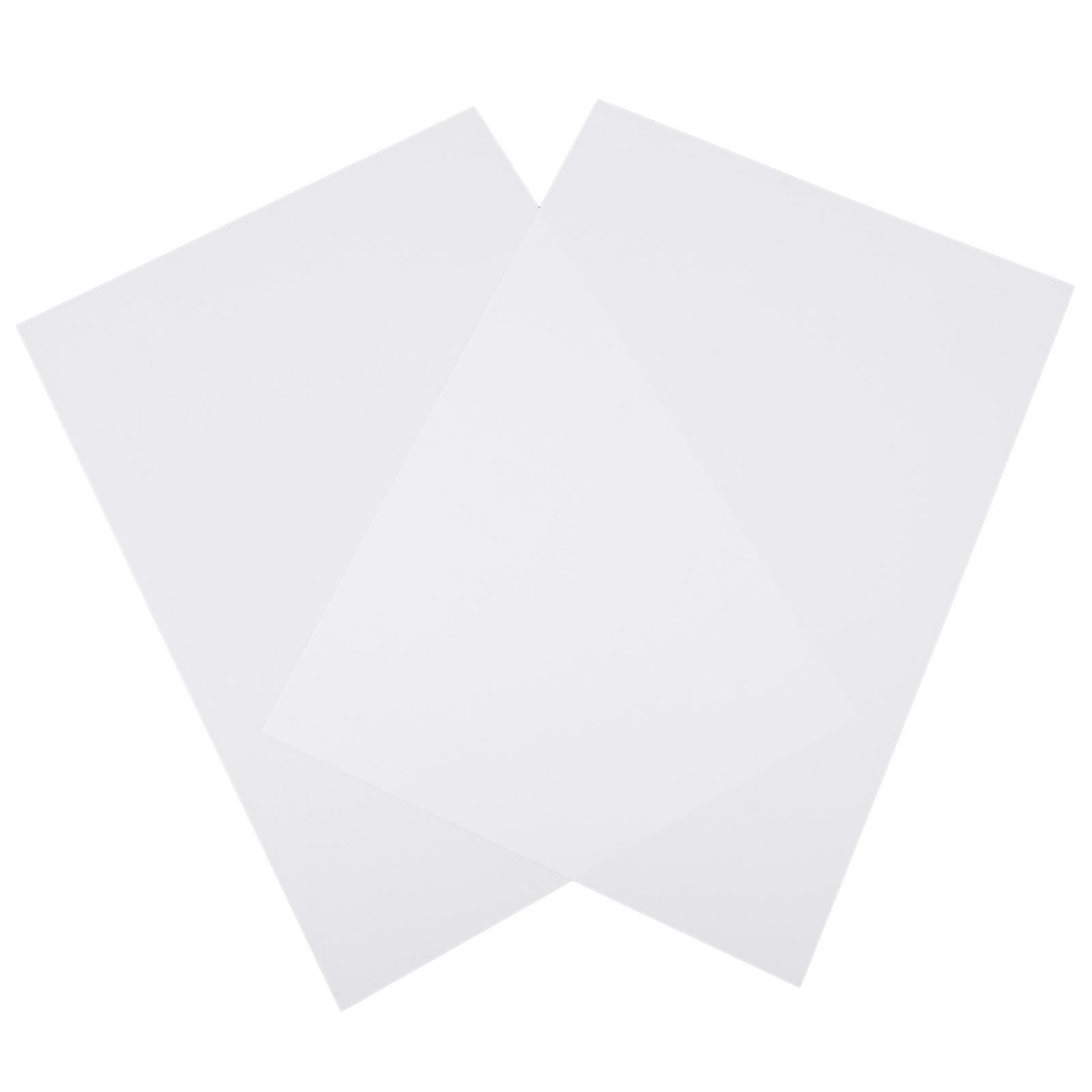 Heat Shrinkable Sheets 29.5X11cm For Making Transparent DIY Handicraft Material 2Pack