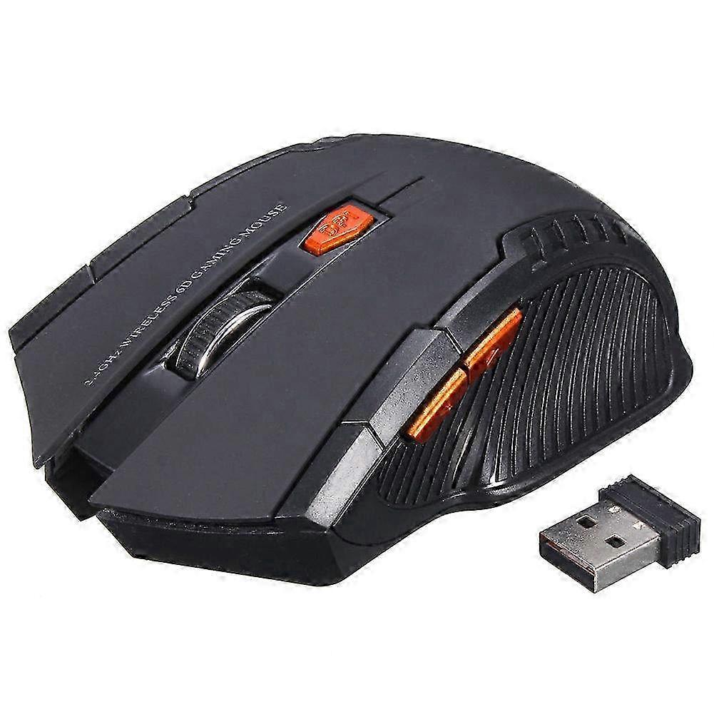 Wireless Slim Ergonomic Optical Computer Mouse - Cordless USB Mouse for Comfortable Use and Enhanced Precision