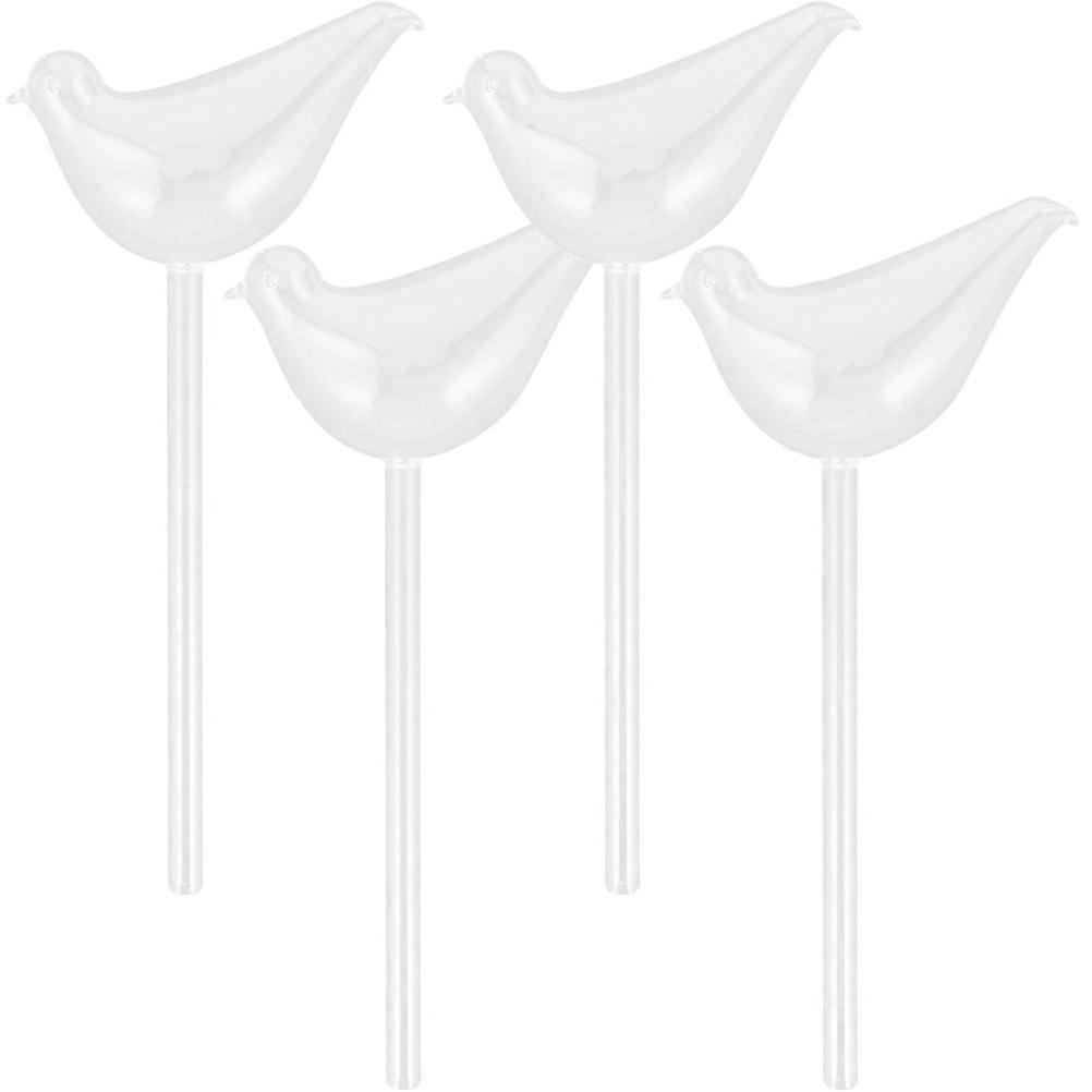 Irrigation Tool 4Pcs Glass Watering Globes For Home Use With Automatic Watering Function Transparent Design