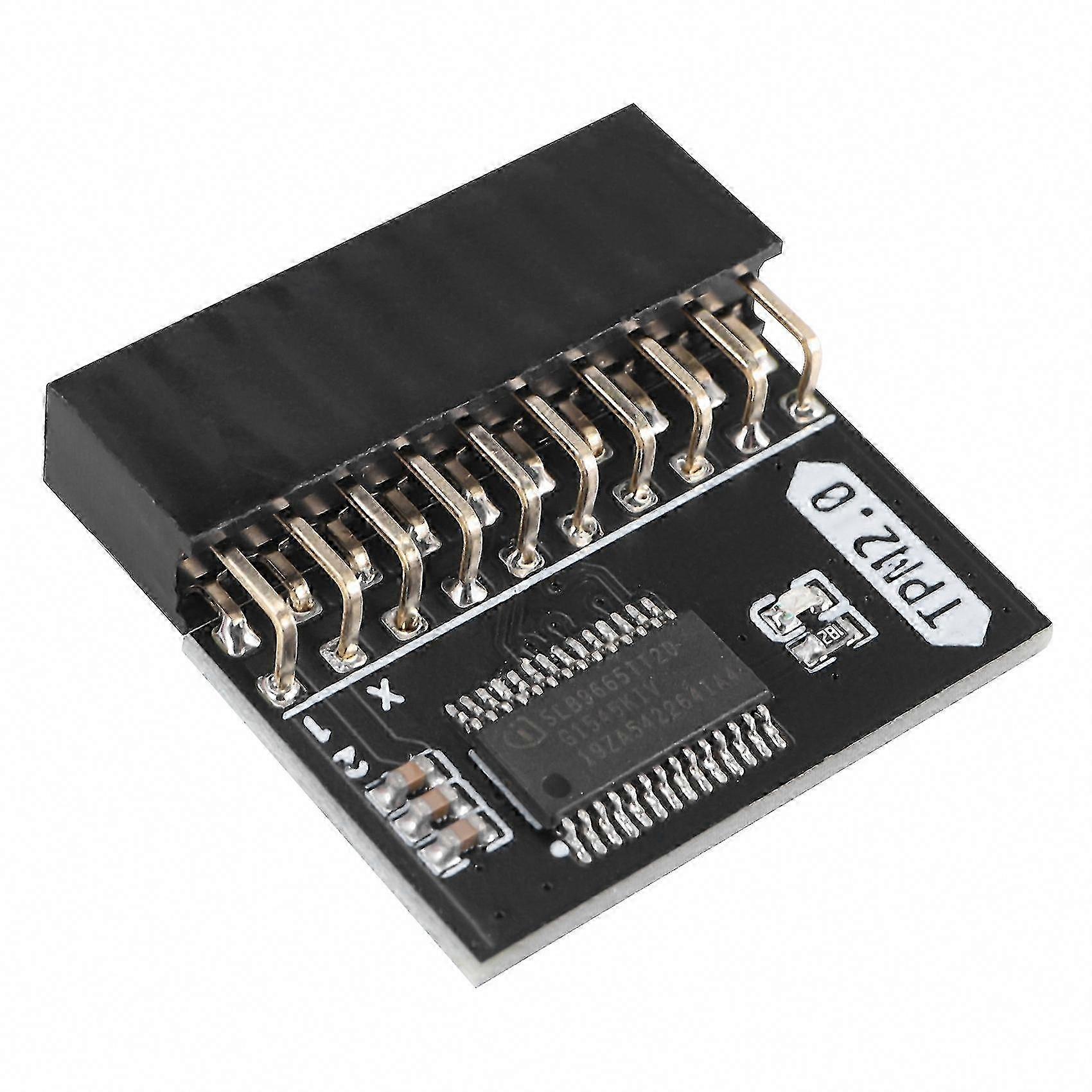 20-Pin TPM 2.0 Module for LPC Header, Compatible with LPC 1.0/TPM 2.0 Trusted Platform Module