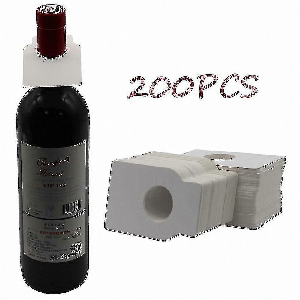 200 Count Wine Bottle Neck Tags for Cellar Labeling