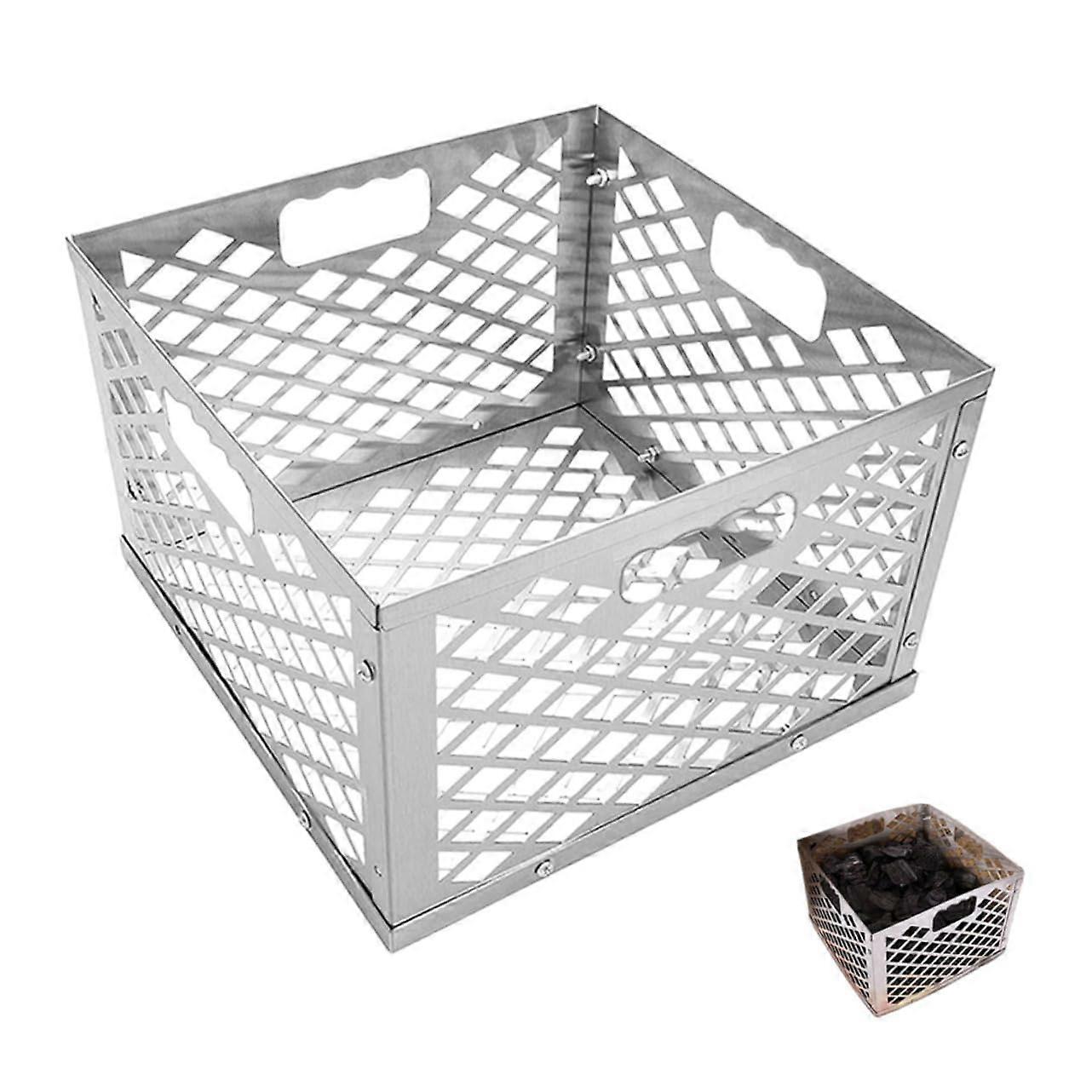 Stainless Steel Charcoal Box for Efficient Barbecuing Easy to Clean Offset Grills