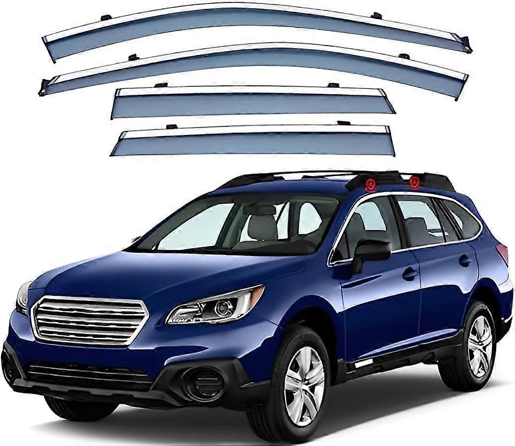 Auto Windabweiser for Subaru Outback 2010-2019 Front Rear Side Window Sunshade Rain Guard Durable Accessories