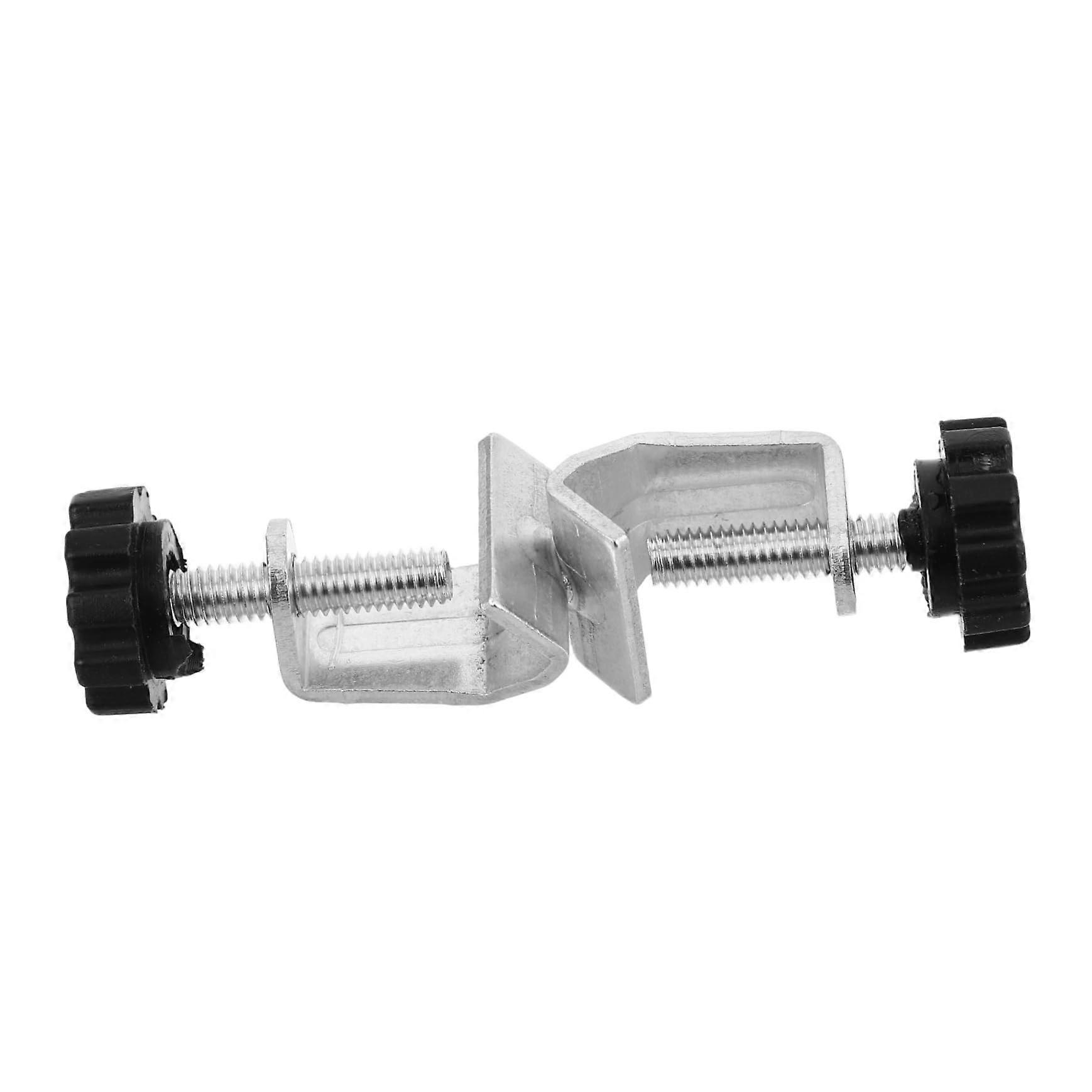 Dual Screw Clamp Stand for Laboratory Use Iron Stand Accessory for Secure Flask Holder Essential Chemistry Lab Equipment