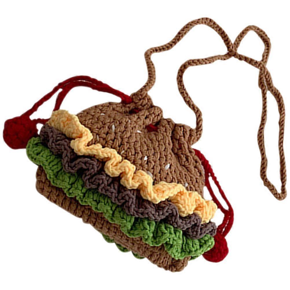 Small Crossbody Bag Hand-Woven Bag for Women Assorted Handmade Woven Bag with Proper Internal Storage Capacity 1Set