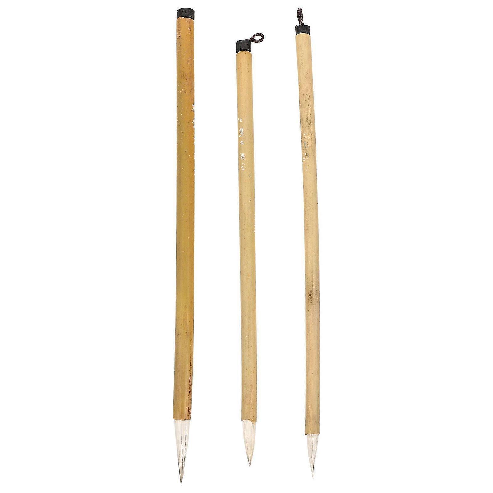 3Pcs Underglaze Brush Paint Brush Multi-function Brush Pottery Painting Brush Ceramic Color Tool