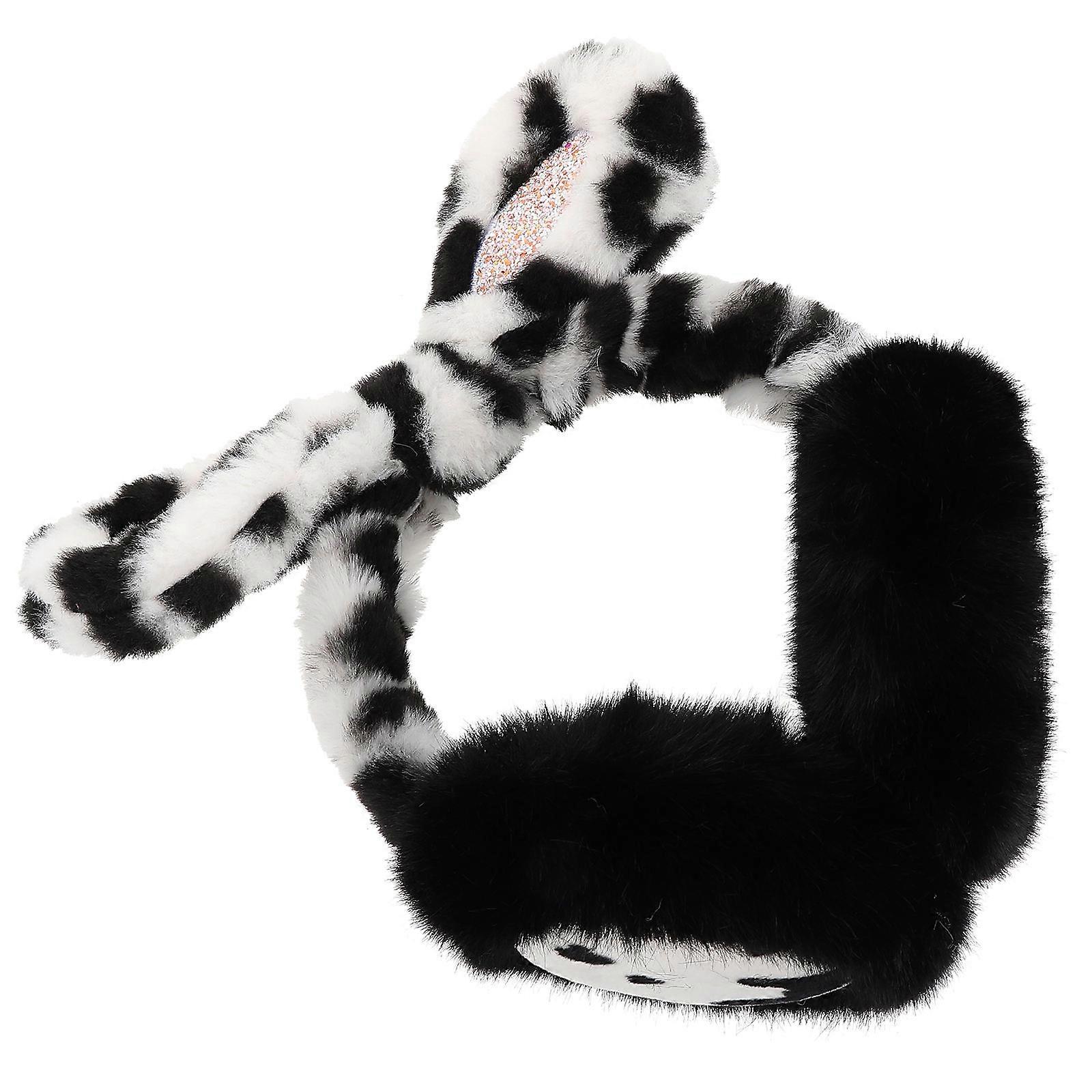 Thermal Ear Warmers Premium Plush Earmuff Suitable for Outdoor Activities Black for Warmth 1Pack