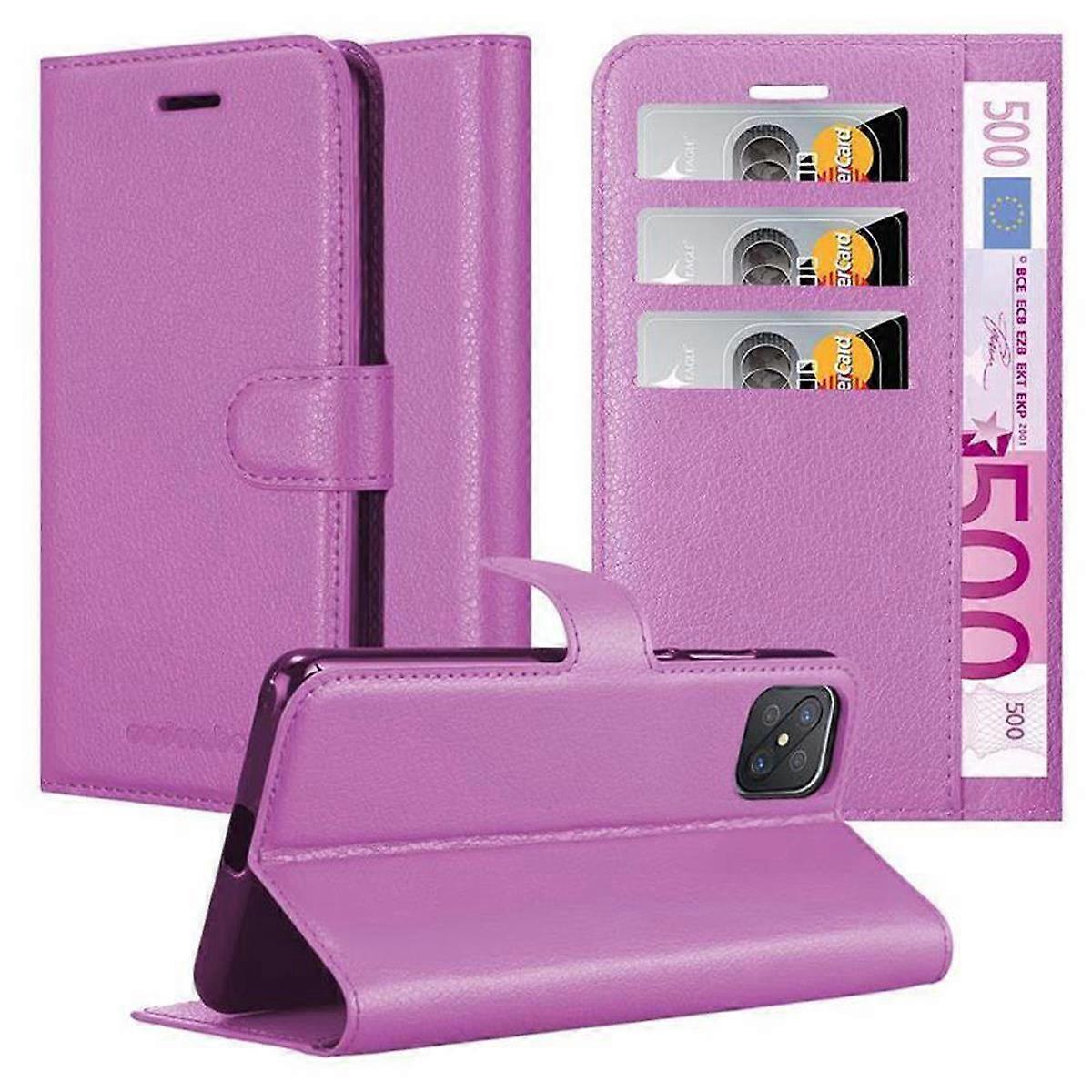 Oppo A92s case - Protective case with card slots and stand function