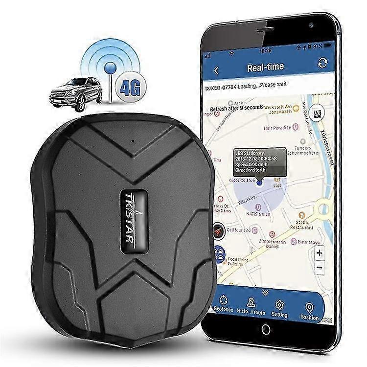 Enhanced Tracking TKSTAR TK905 4G GPS Car Tracker with Voice Monitoring for Secure Vehicle Location and 5000mAh Magnet Mount