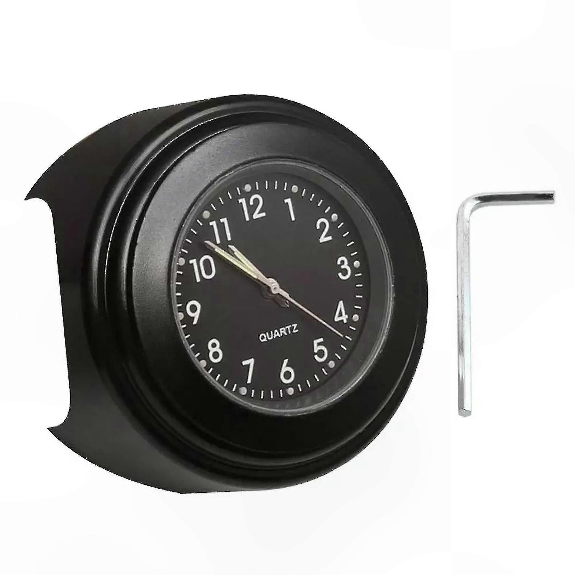 Waterproof Motorcycle Clock Quartz Handlebar Mount for Bikes