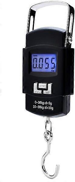 Electronic precision hanging scale, 50kg capacity, automatic reading hold