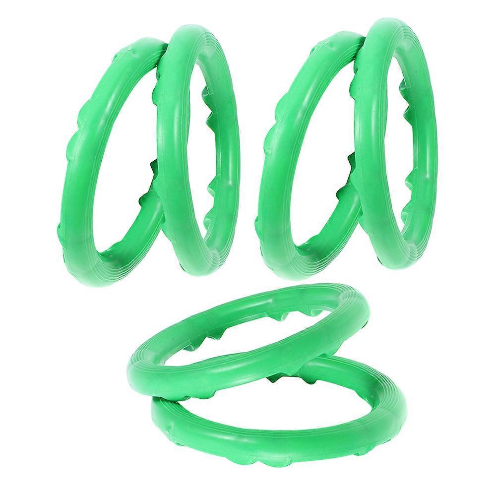 6pcs Watermelon Display Rings Anti Slip Fruit Holder for Fruit Stall Garden Plastic Cantaloupe Stand Circle Melon Cradle