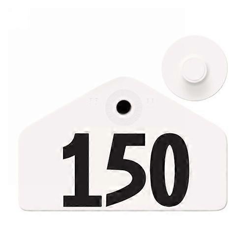 Allflex Allflex Global Tamperproof Numbered Hog Tags White, 1 Count